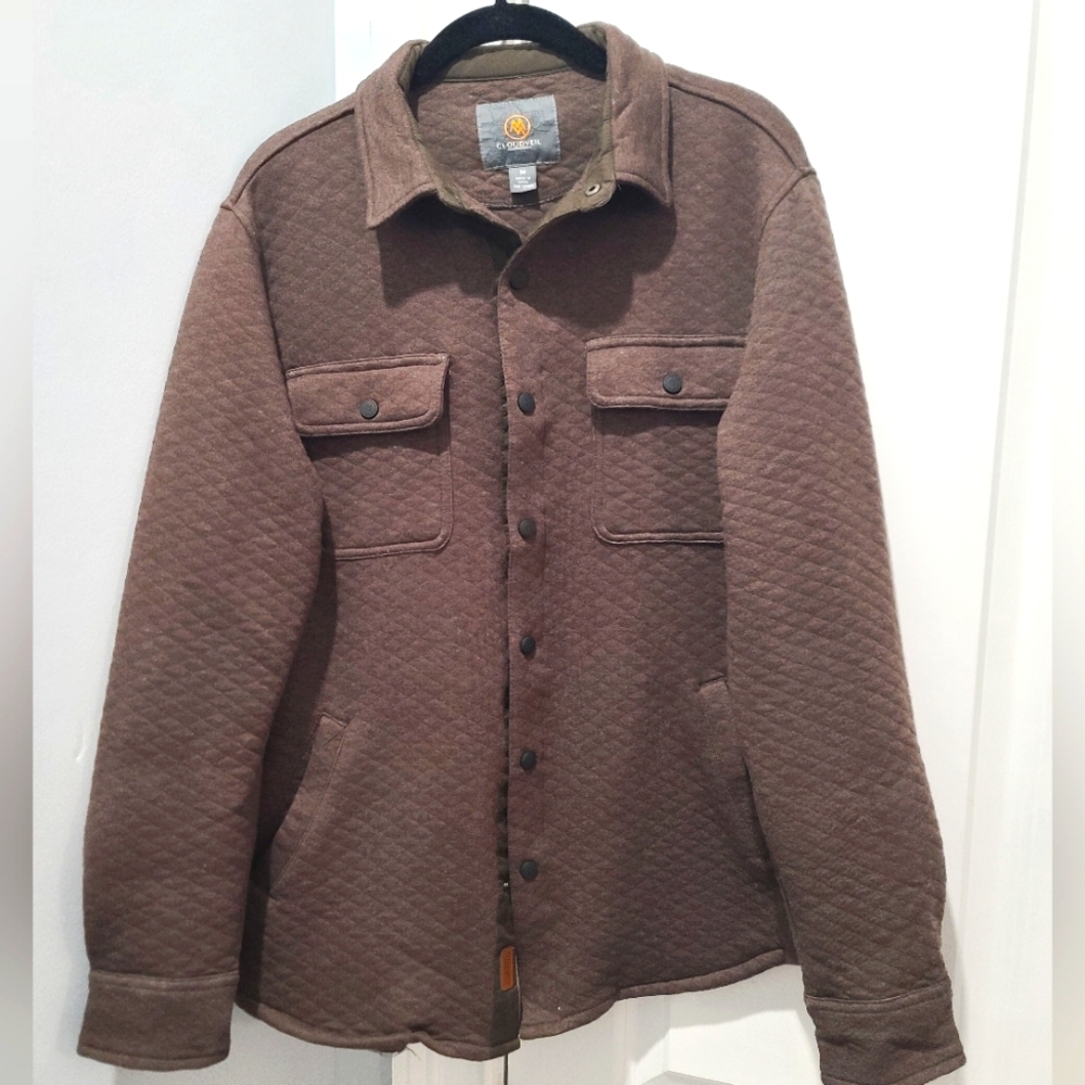 Cloudveil Mens Quilted Shirt Jacket